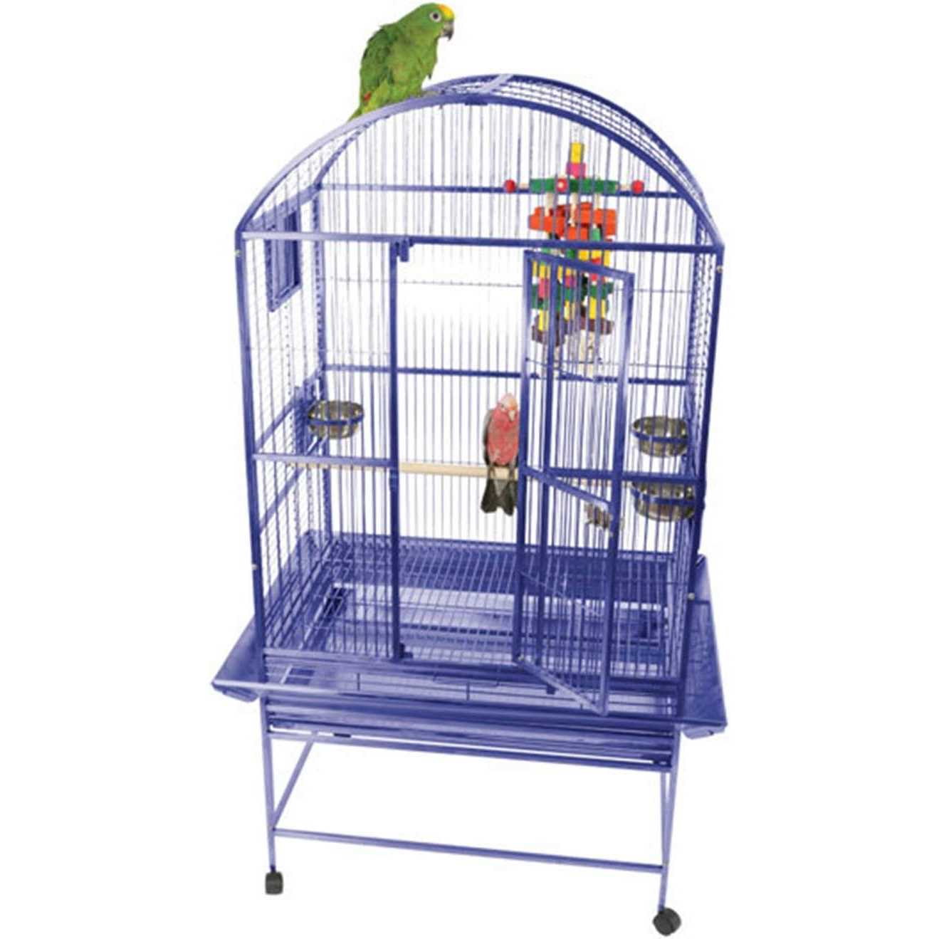 Alternative view of A E Double Flight Cage with Divider