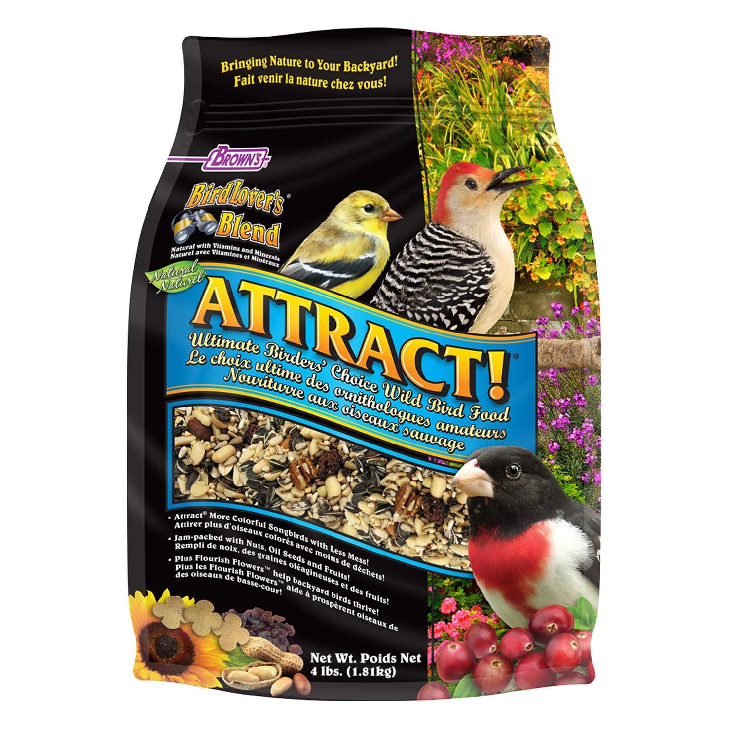Brown's Bird Lover's Blend Attract Ultimate Birder's Choice Dry Food