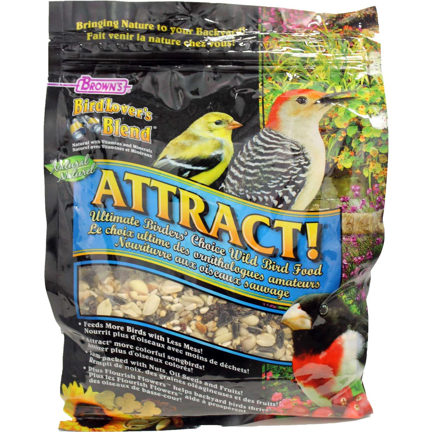 Alternative view of Brown's Bird Lover's Blend Attract Ultimate Birder's Choice Dry Food