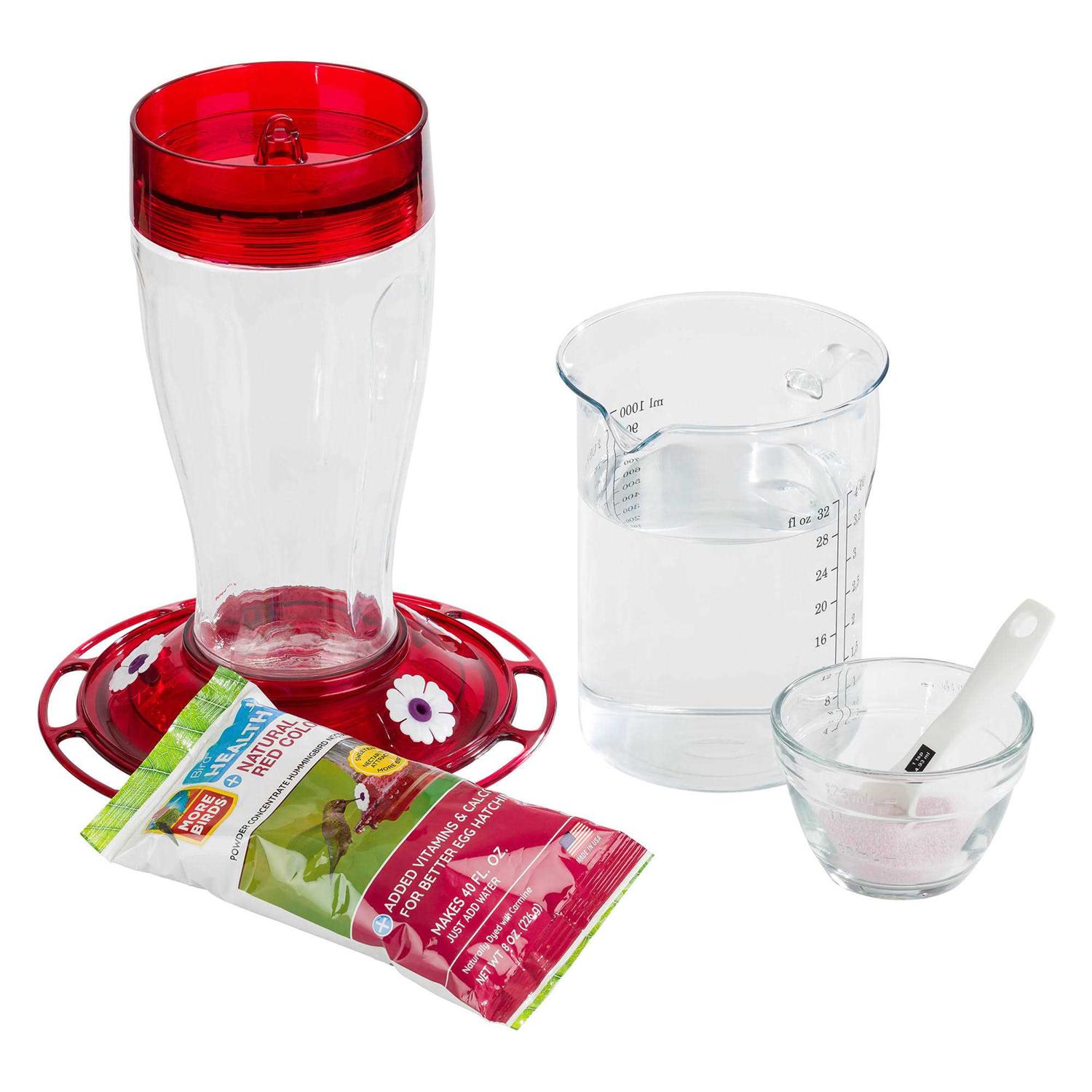 Alternative view of More Birds Health Plus Hummingbird Nectar Powder Concentrate Natural Red
