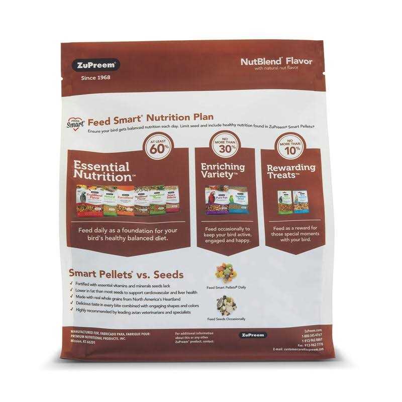 Alternative view of 2 lbs Zupreem NutBlend with Natural Nut Flavor Bird Food for Medium Birds