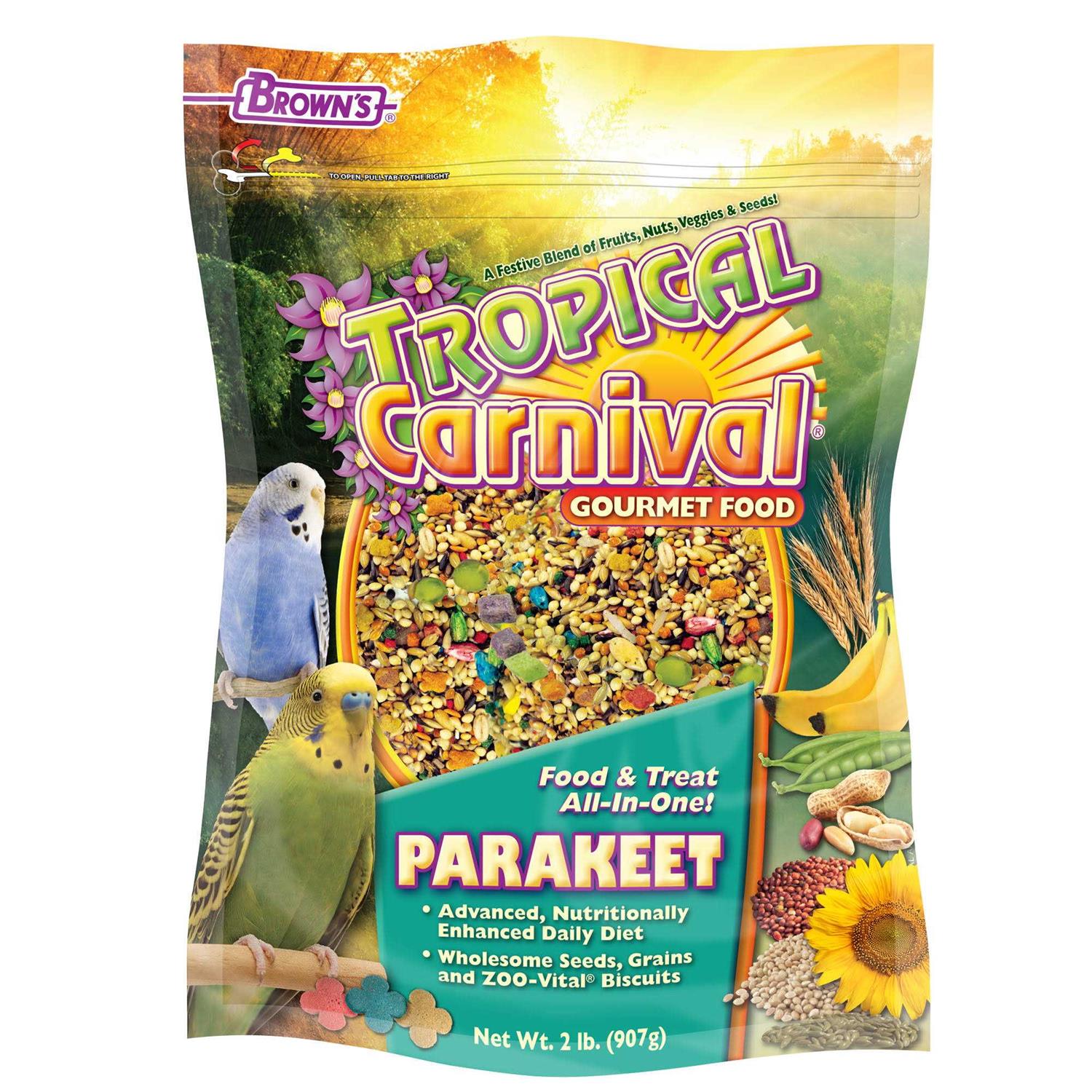 Brown's Tropical Carnival Parakeet Food