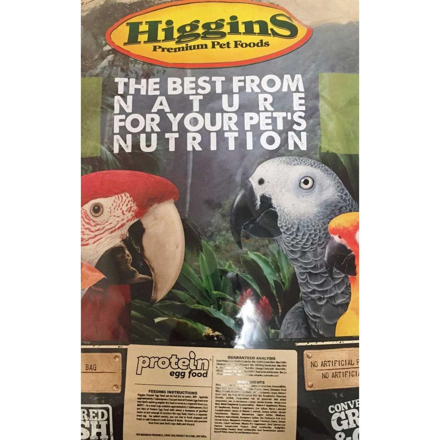 Alternative view of Higgins Protein Egg Food