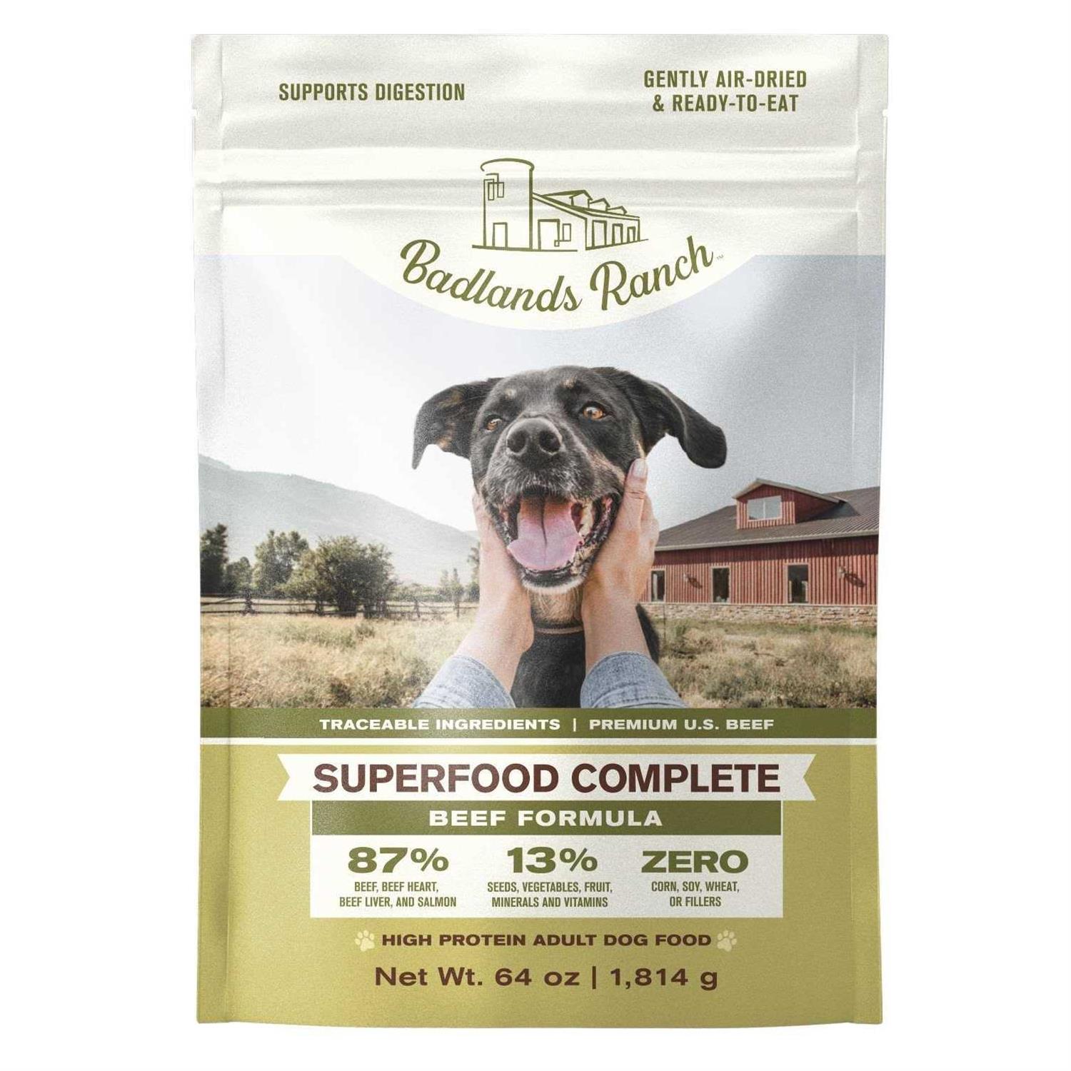 Alternative view of Badlands Ranch Superfood Complete Air Dried Beef Dog Food
