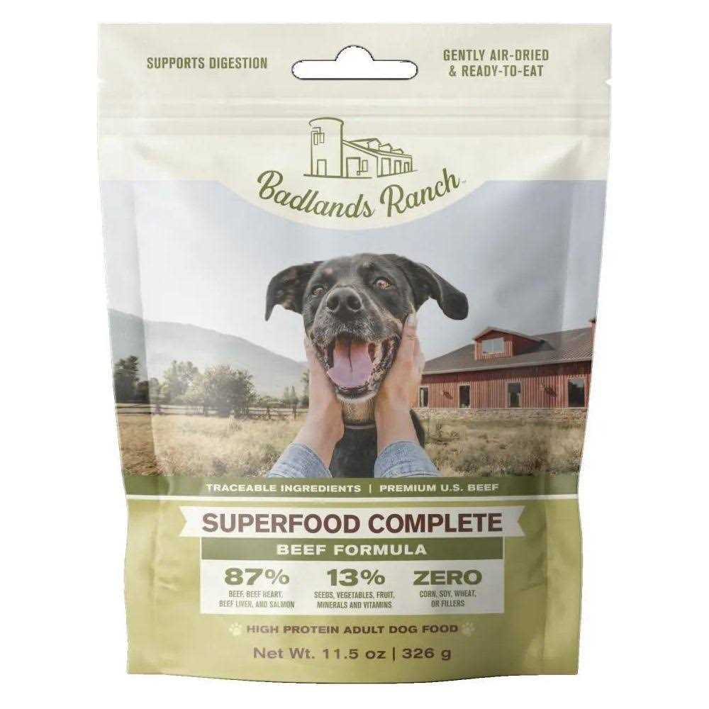 Alternative view of Badlands Ranch Superfood Complete Air Dried Beef Dog Food