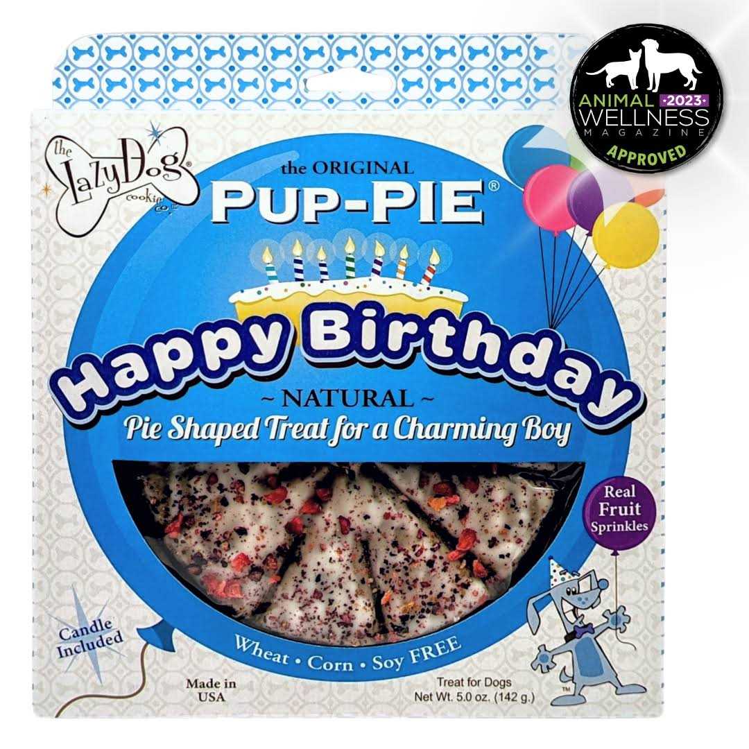 Alternative view of The Lazy Dog Cookie The Original Pup-Pie Happy Birthday for a Charming Boy