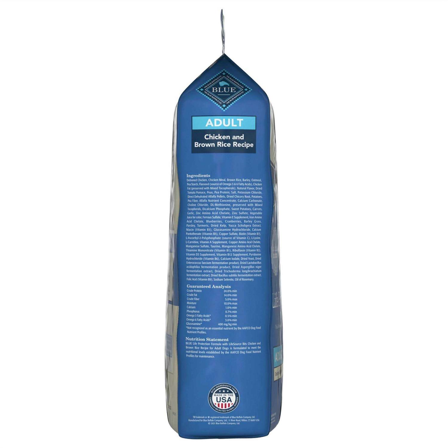 Alternative view of Blue Buffalo Life Protection Dry Adult Dog Food Chicken and Brown Rice
