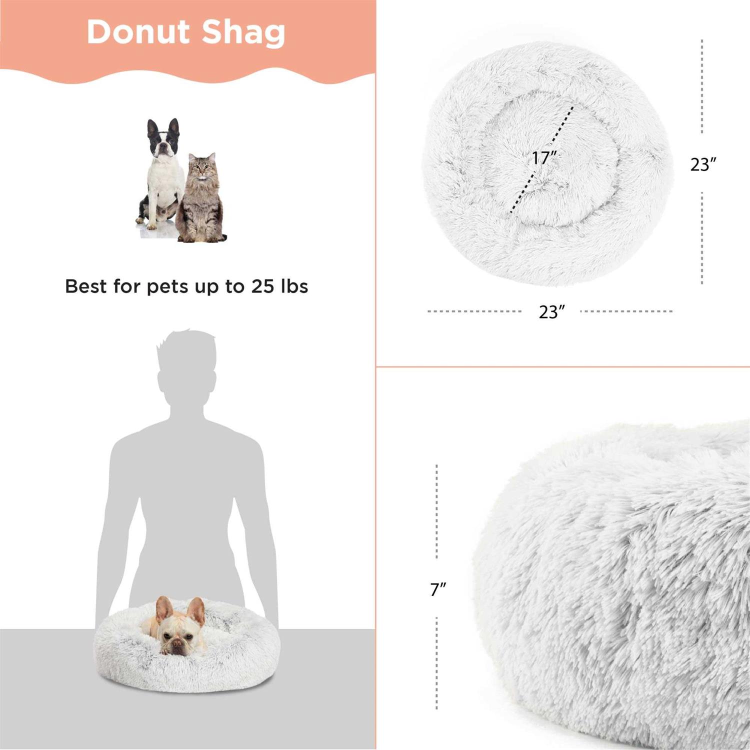 Alternative view of Best Friends by Sheri Donut Shag Bed