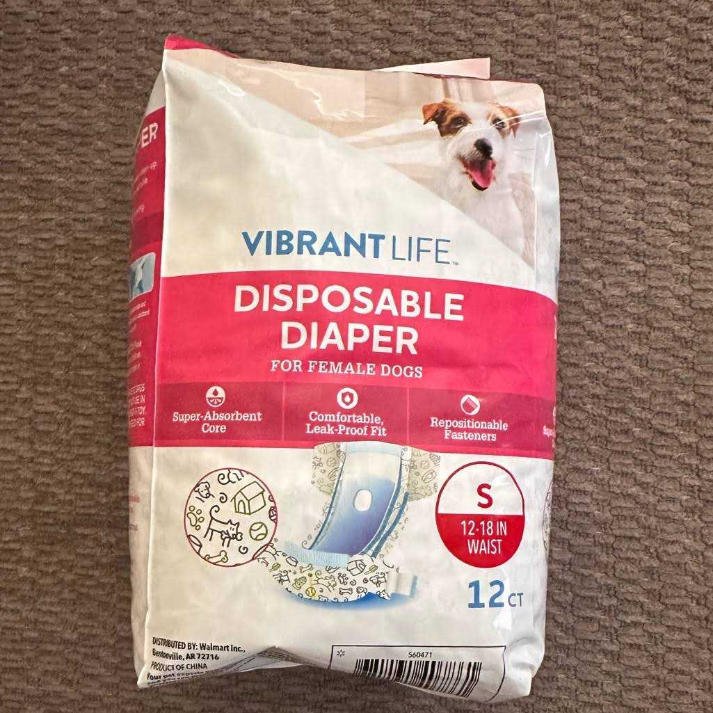 Alternative view of Vibrant Life Disposable Diapers for Female Dogs