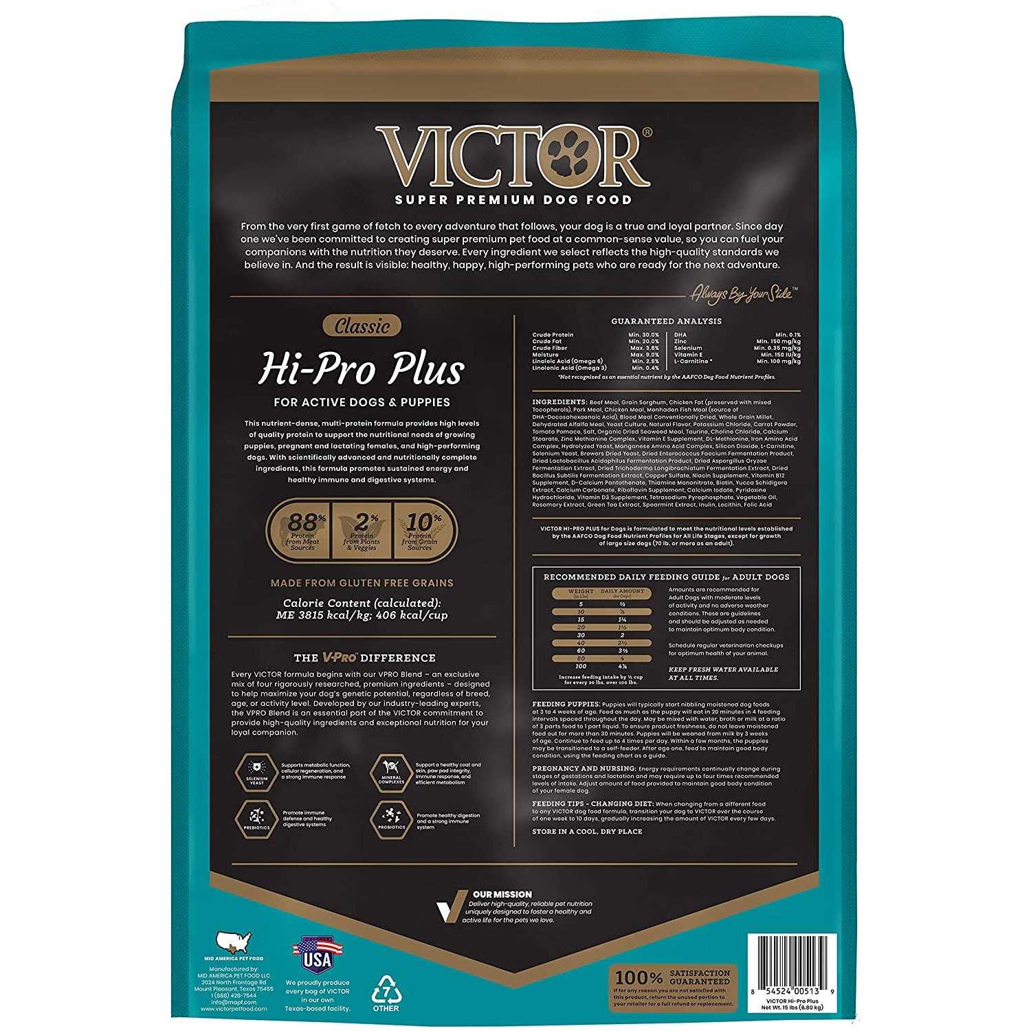 Alternative view of Victor Hi-Pro Plus Dry Dog Food