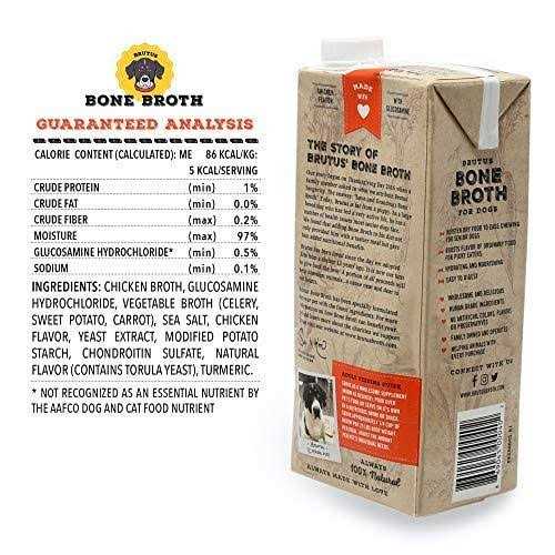 Alternative view of Brutus Broth Broth Bone Chicken Dogs