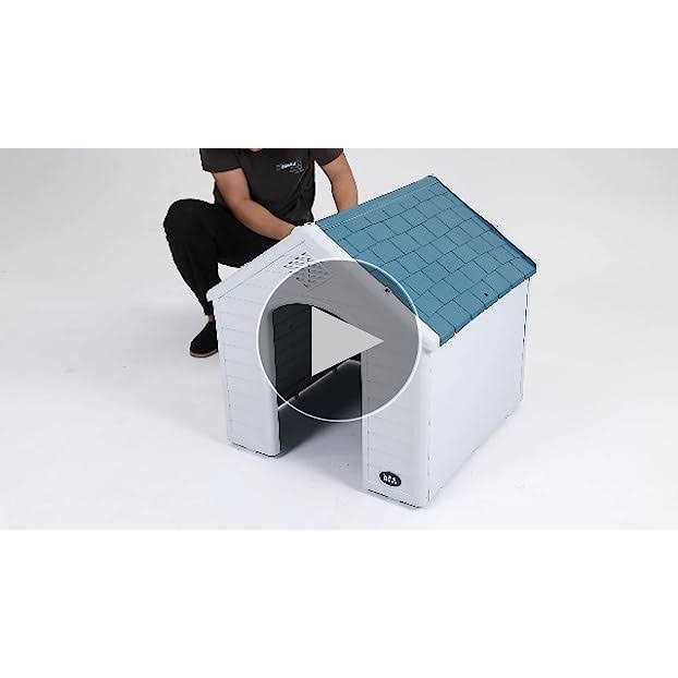 Alternative view of Bestpet Dog House Pet Kennel With Air Vents