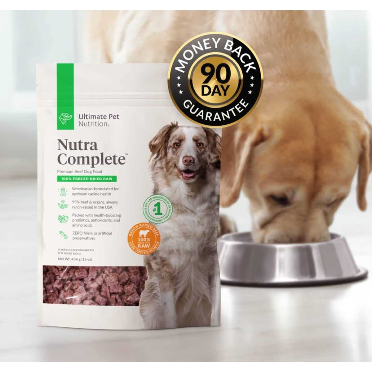 Alternative view of Ultimate Pet Nutrition Freeze Dried Nutra Complete Beef Dog Food