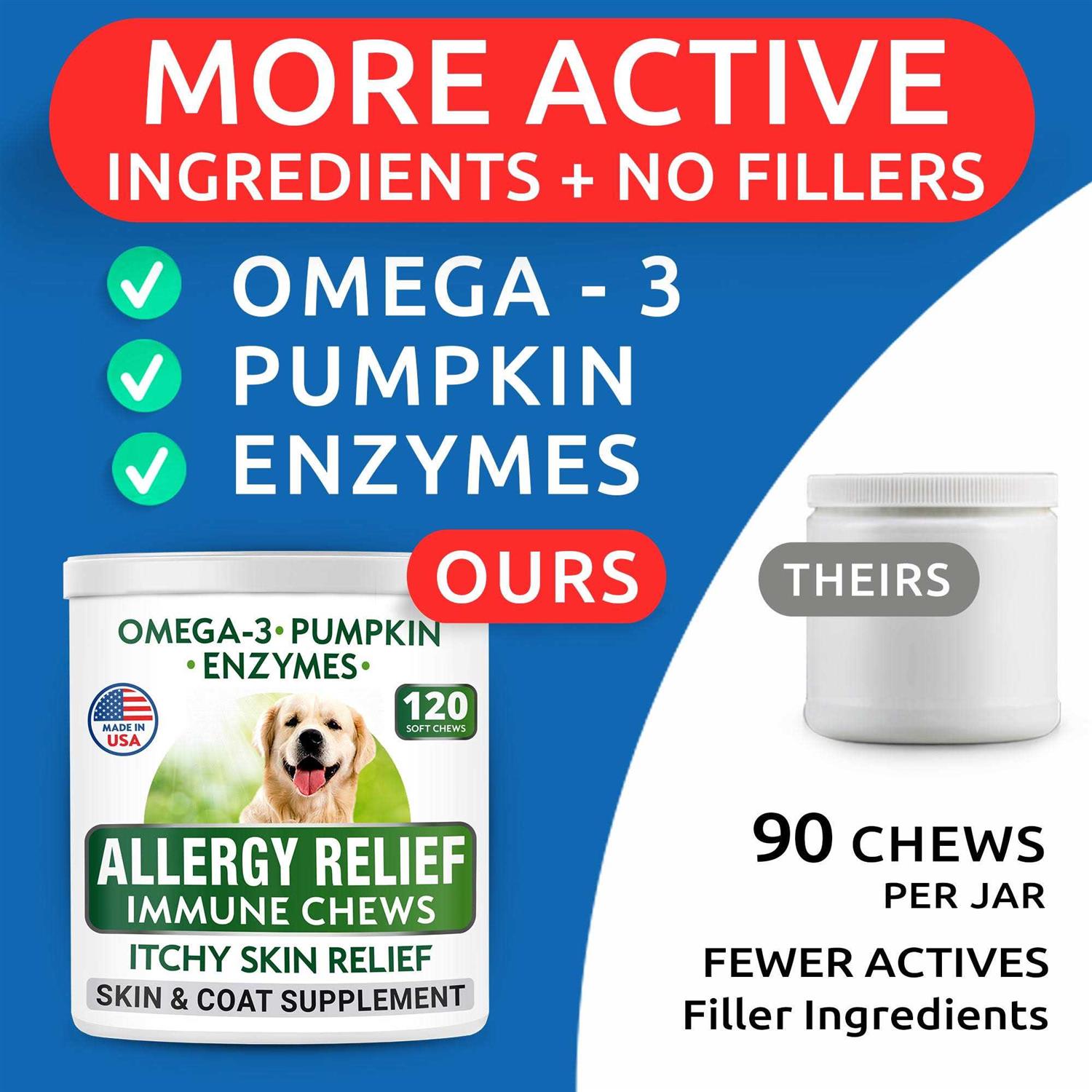 Alternative view of Bark&Spark Dog Allergy Relief Chews Anti-Itch Skin & Coat Supplement