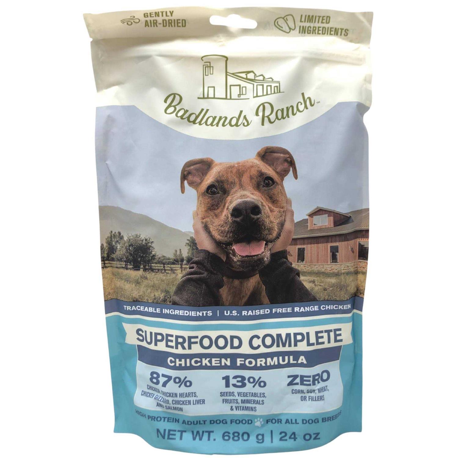 Alternative view of Badlands Ranch Superfood Complete Air Dried Chicken Dog Food