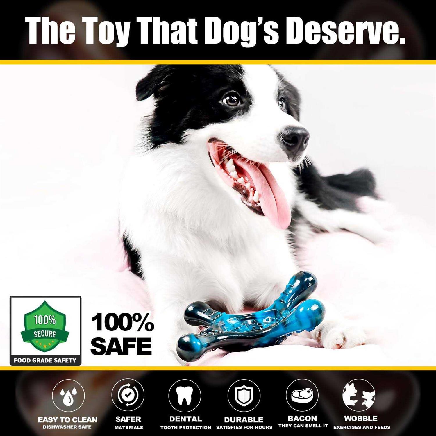 Alternative view of BYMQ Indestructible Dog Chew Toys for Aggressive Chewers Tough Dog Toys Large/Medium Breed