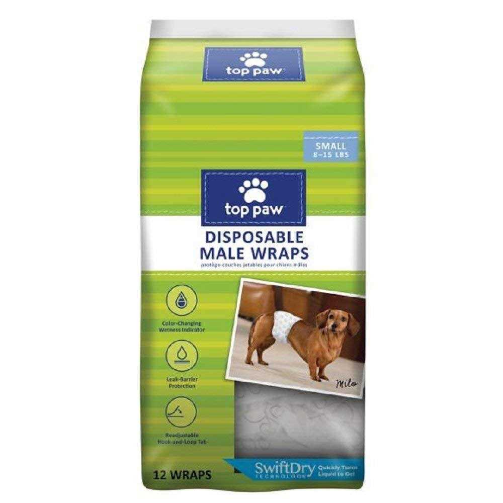 Alternative view of Top Paw Disposable Male Wrap Dog Diapers