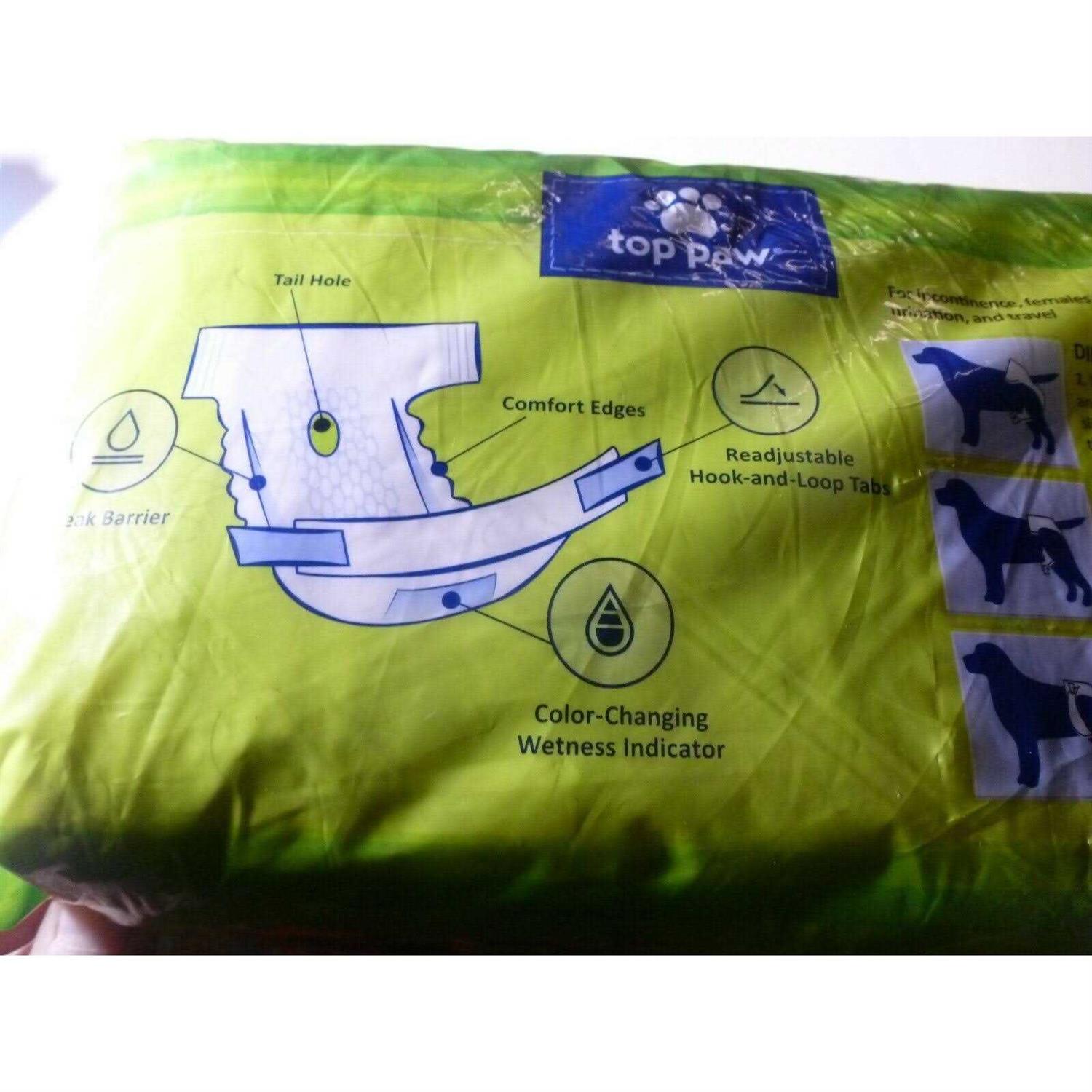 Alternative view of Top Paw Disposable Dog Diapers