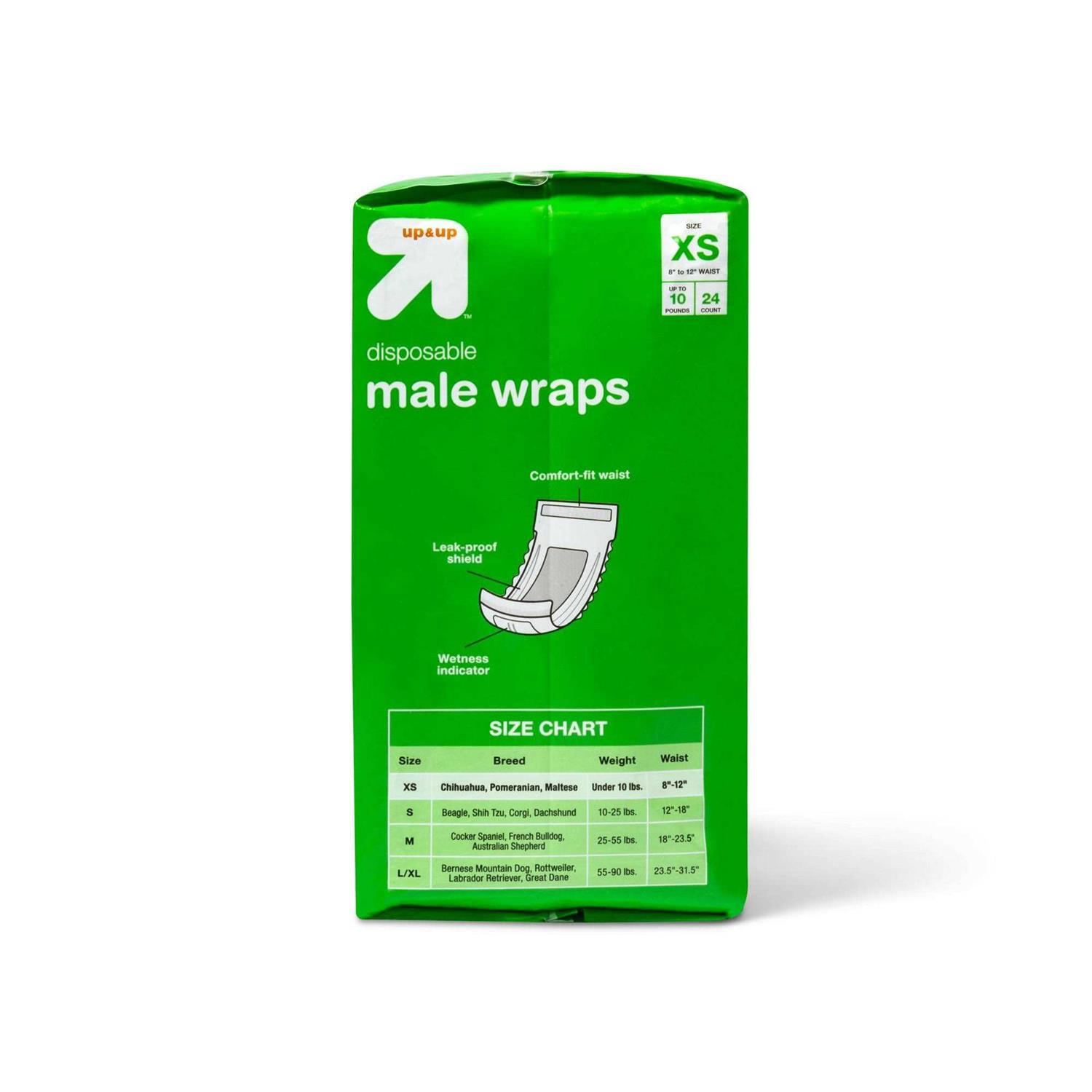 Alternative view of up & up Male Wrap Dog Diapers