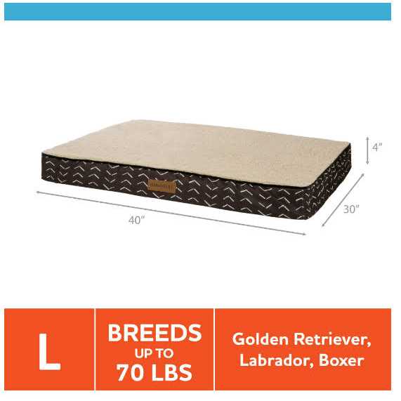 Alternative view of Vibrant Life Orthopedic Bed Mattress Edition Dog Bed
