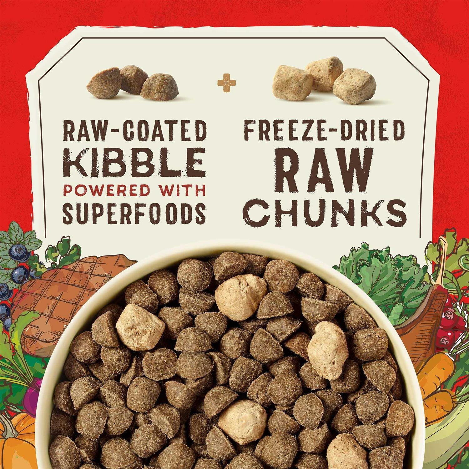 Alternative view of Stella & Chewy's SuperBlends Raw Wholesome Grains Grass-Fed Beef