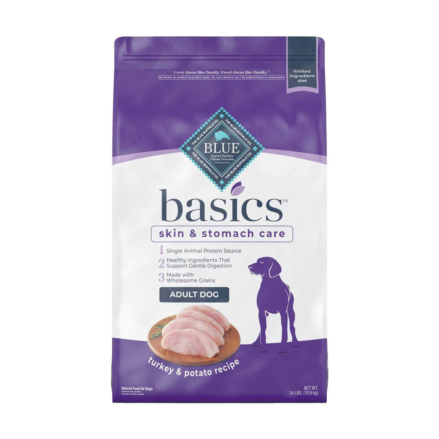 Alternative view of Blue Buffalo Basics Adult Turkey Potato Dry Dog Food