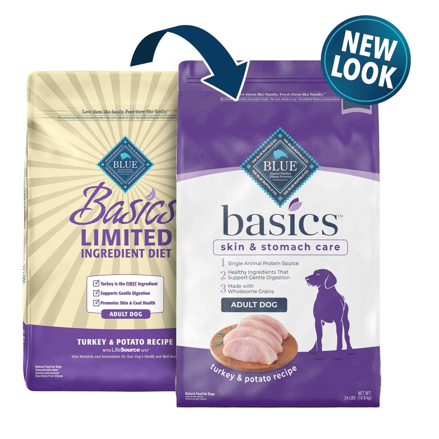 Alternative view of Blue Buffalo Basics Adult Turkey Potato Dry Dog Food