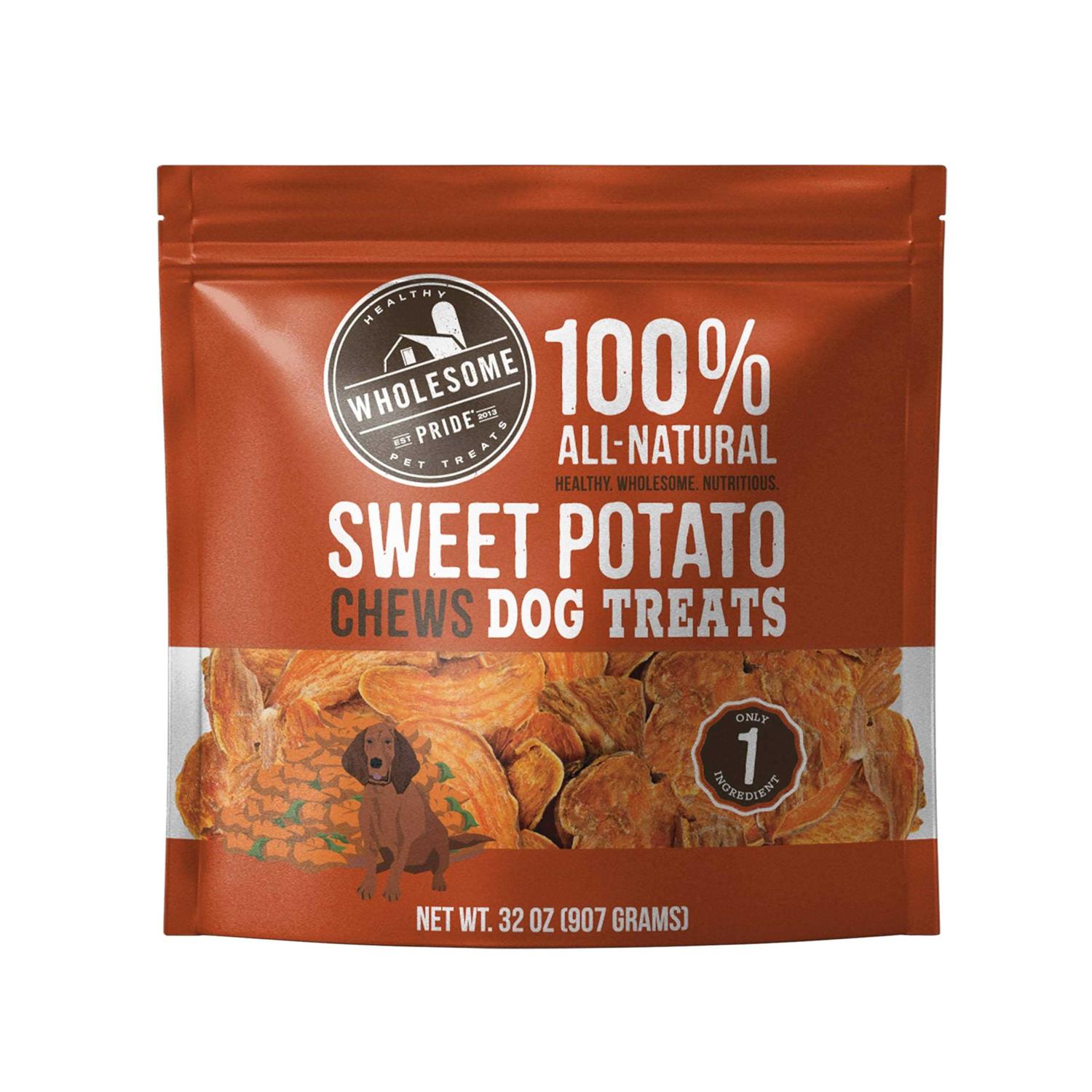 Wholesome Pride Sweet Potato Chews Dog Treats