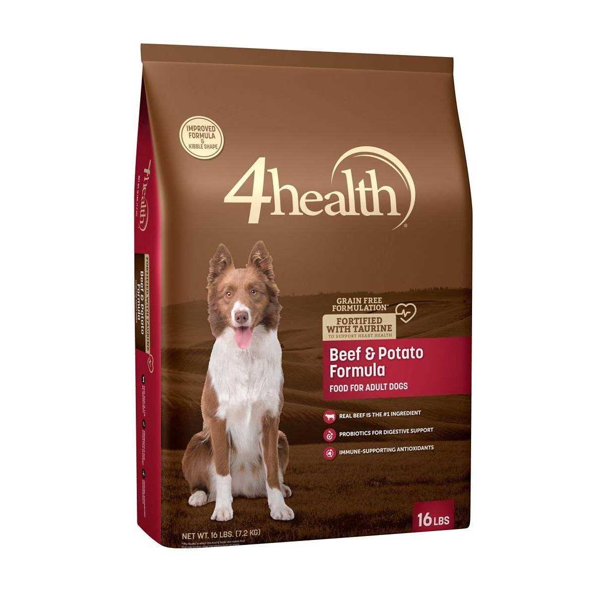 Alternative view of 4health Grain Free Formulation Beef and Potato Formula Dry Dog Food