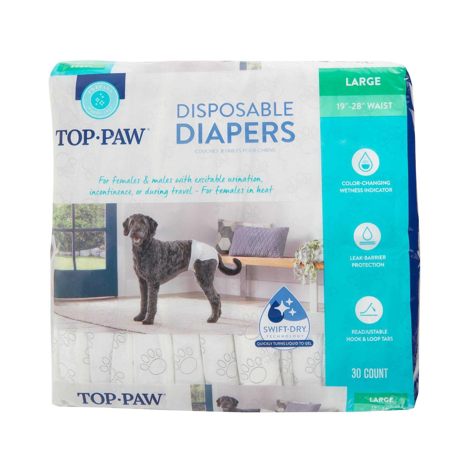 Top Paw Disposable Dog Diapers