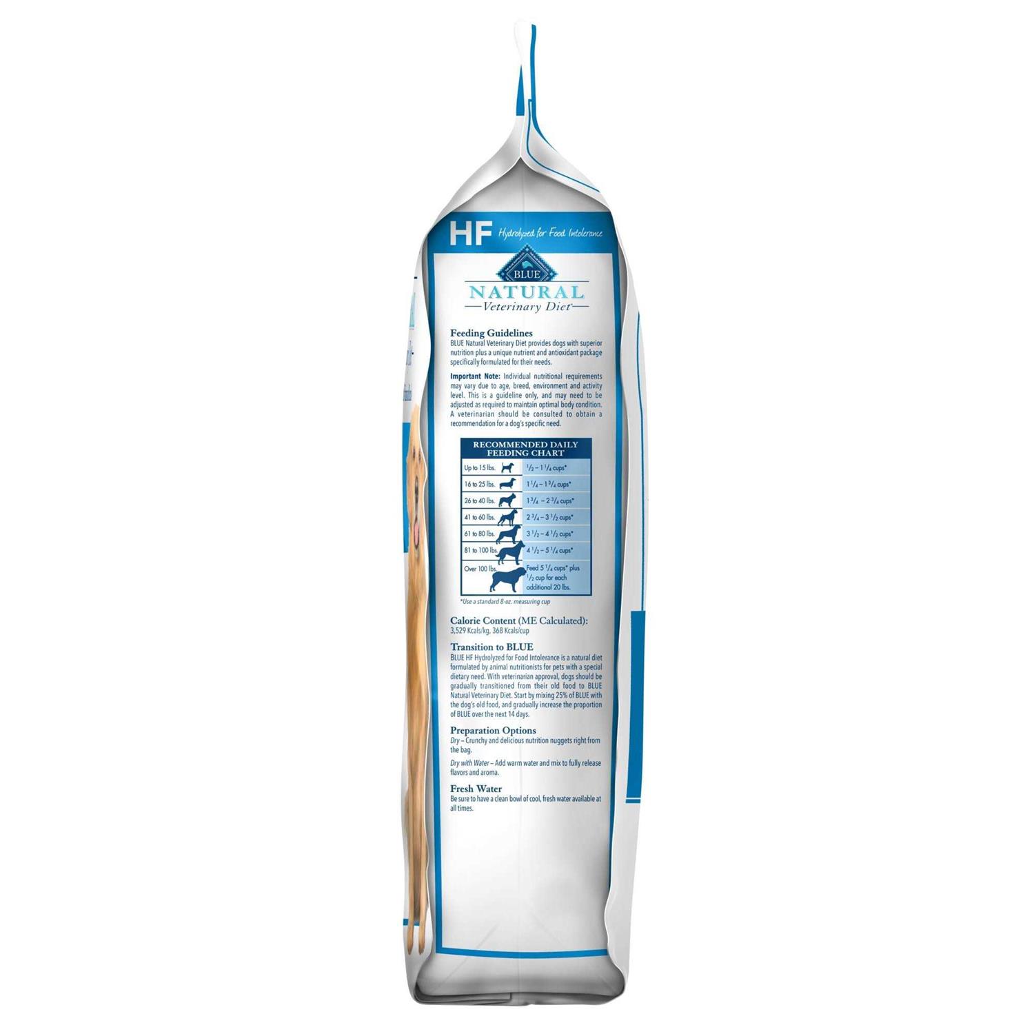 Alternative view of Blue Buffalo Natural Veterinary Diet HF Hydrolyzed for Food Intolerance Dry Dog Food