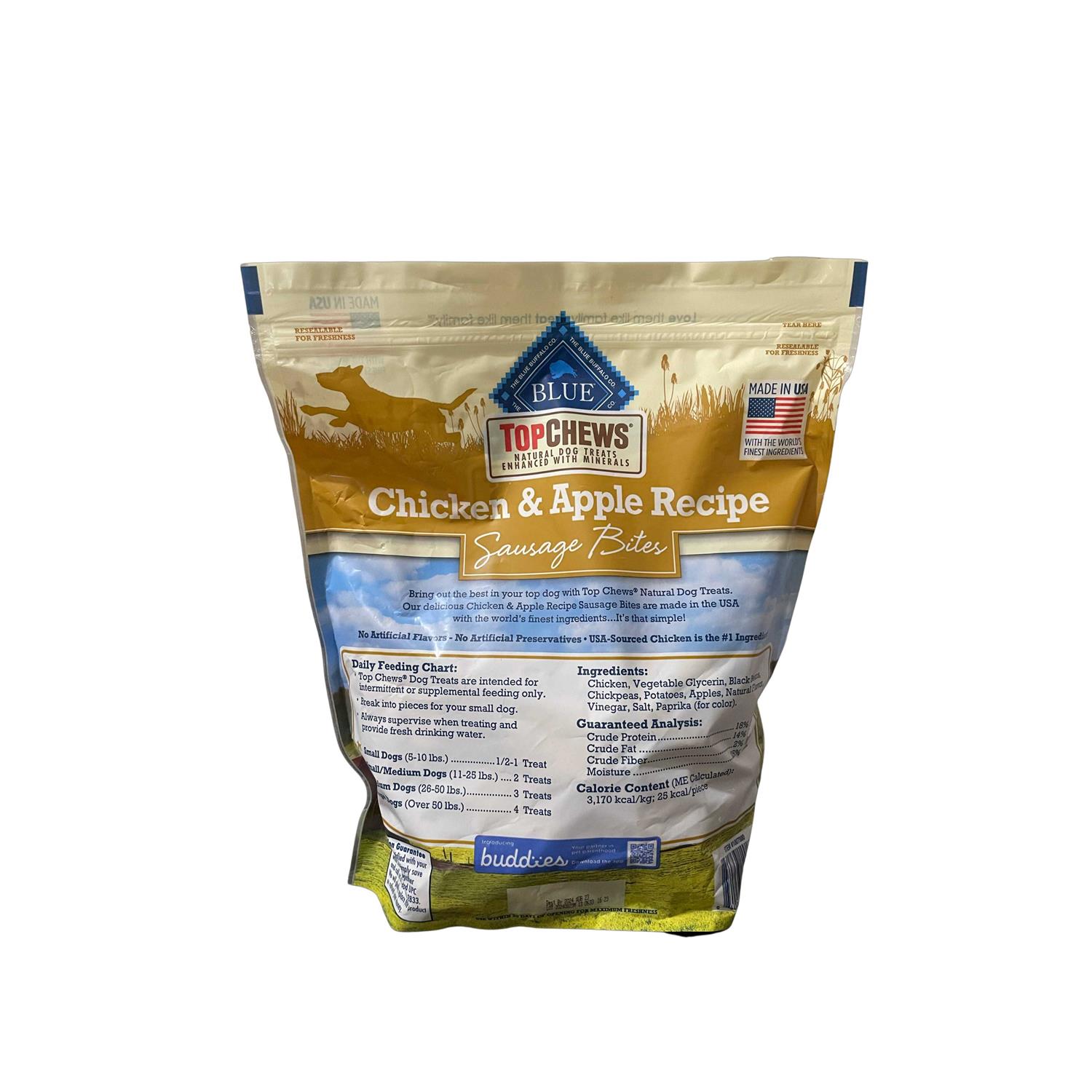 Alternative view of Top Chews Chicken & Apple Recipe 100% Natural Dog Treats