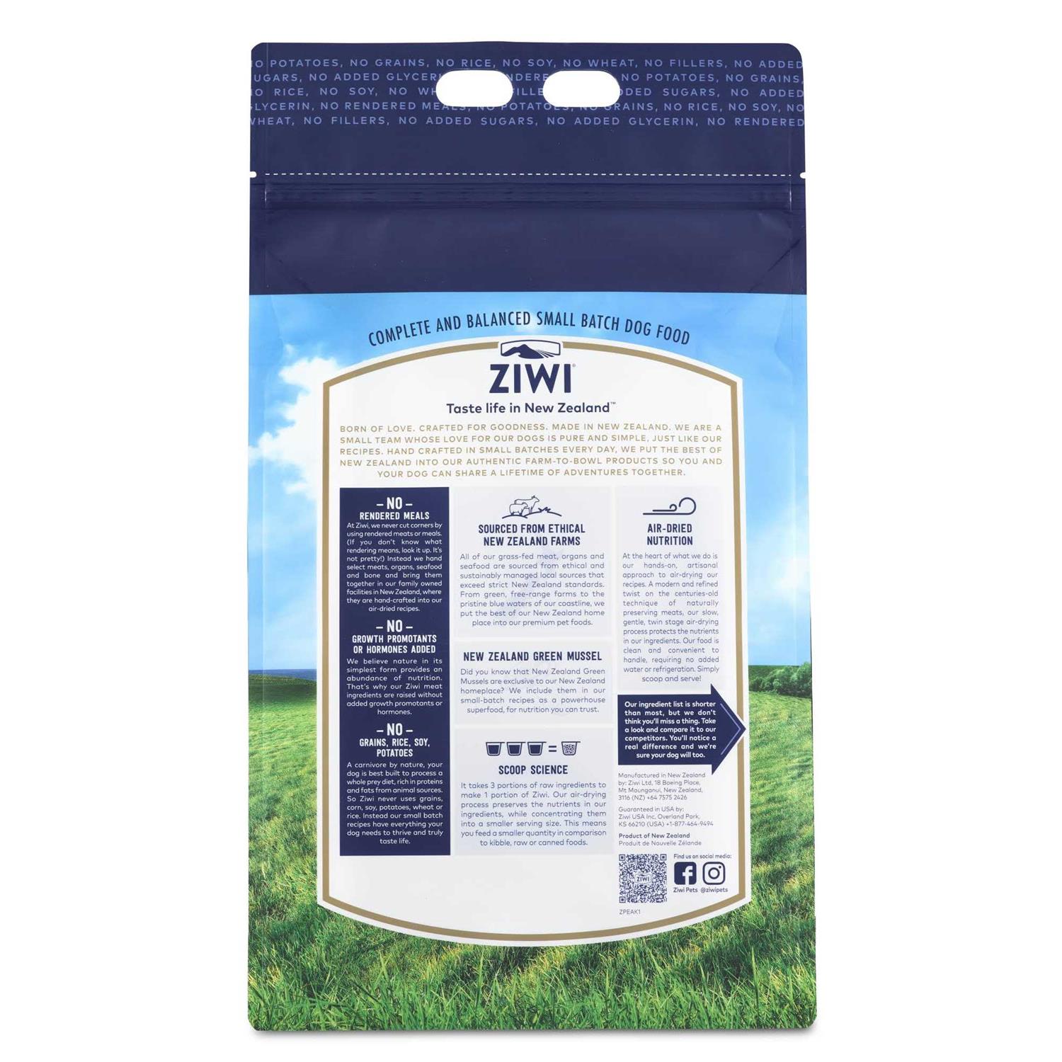 Alternative view of Ziwi Peak Air Dried Beef Dog Food