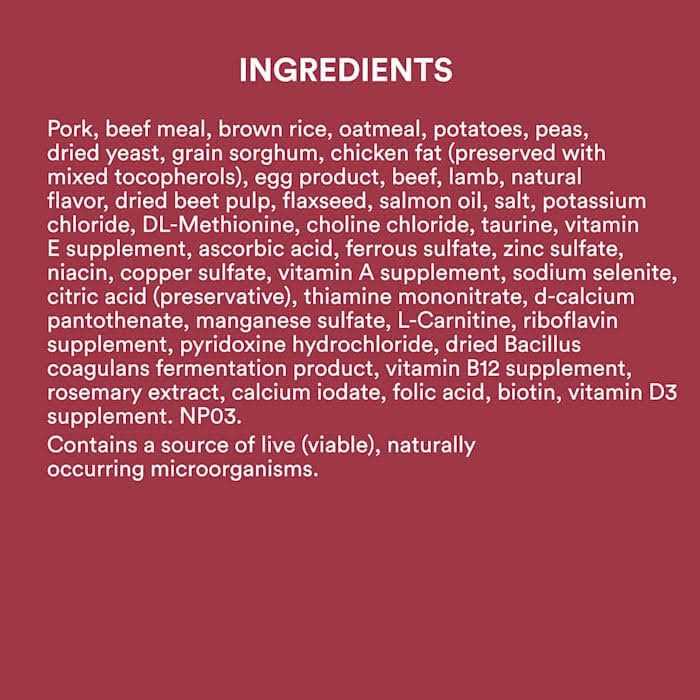 Alternative view of WholeHearted Whole Grains with Pork Beef & Lamb Dry Dog Food