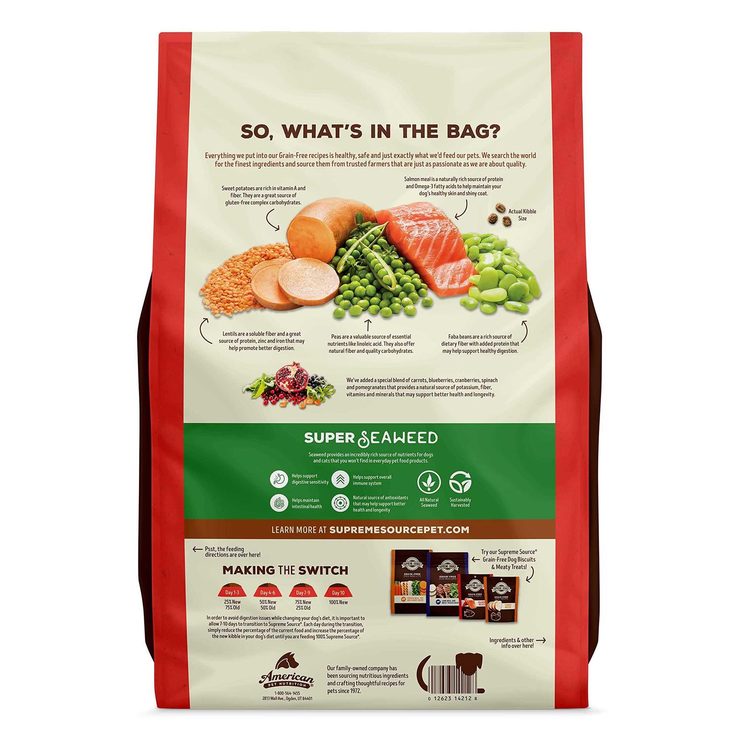 Alternative view of Supreme Source Grain Free Meal and Sweet Potato Recipe Dog Food