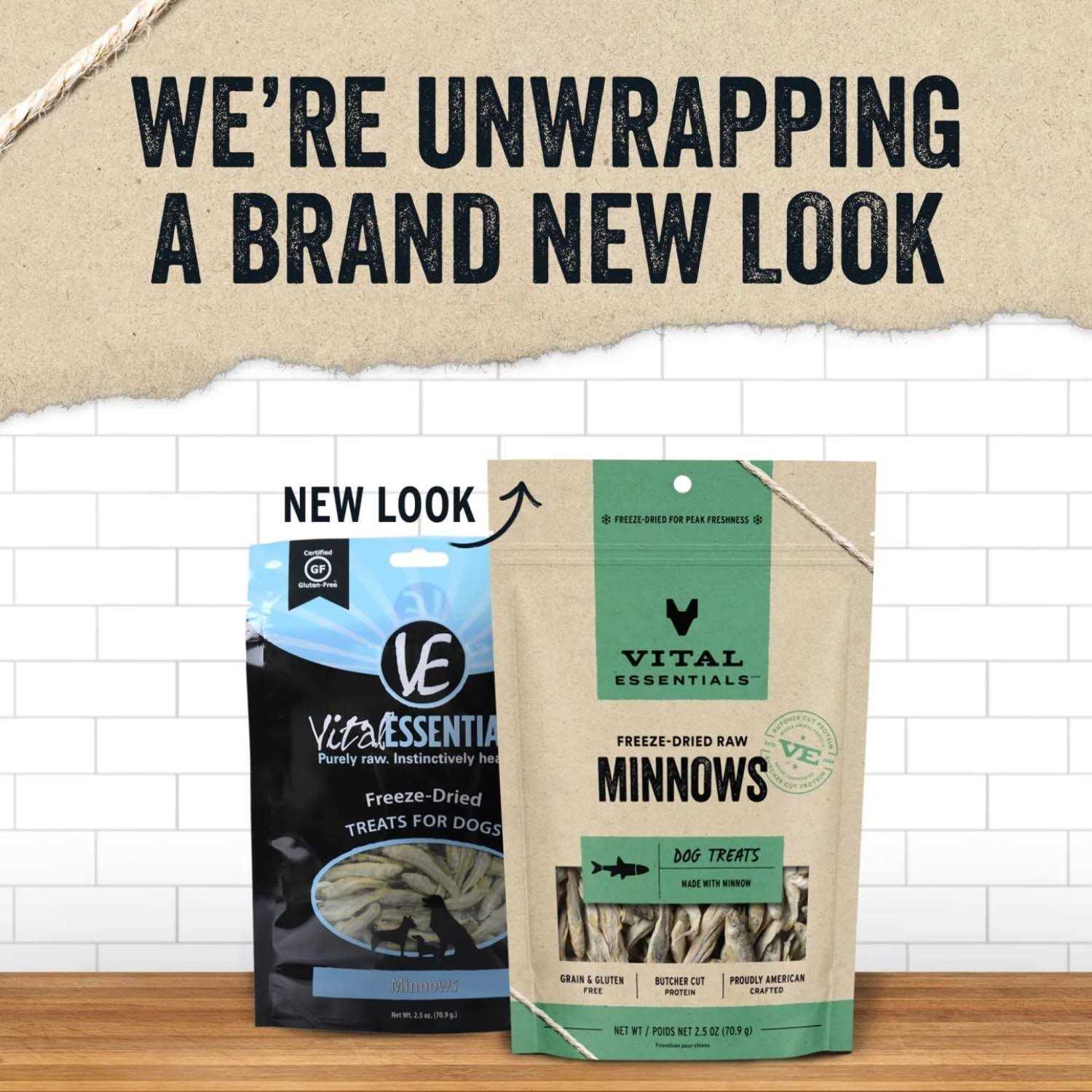 Alternative view of Vital Essentials Freeze Dried Minnows Dog Treats