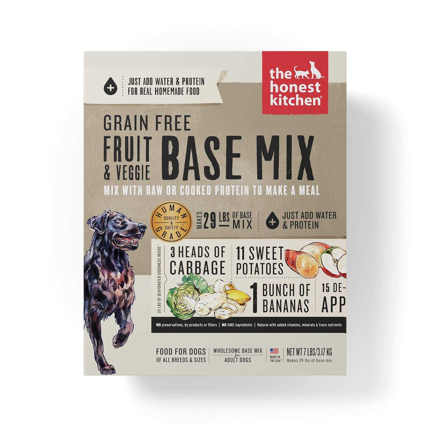 The Honest Kitchen Dehydrated Grain Free Fruit & Veggie Base Mix Dog Food