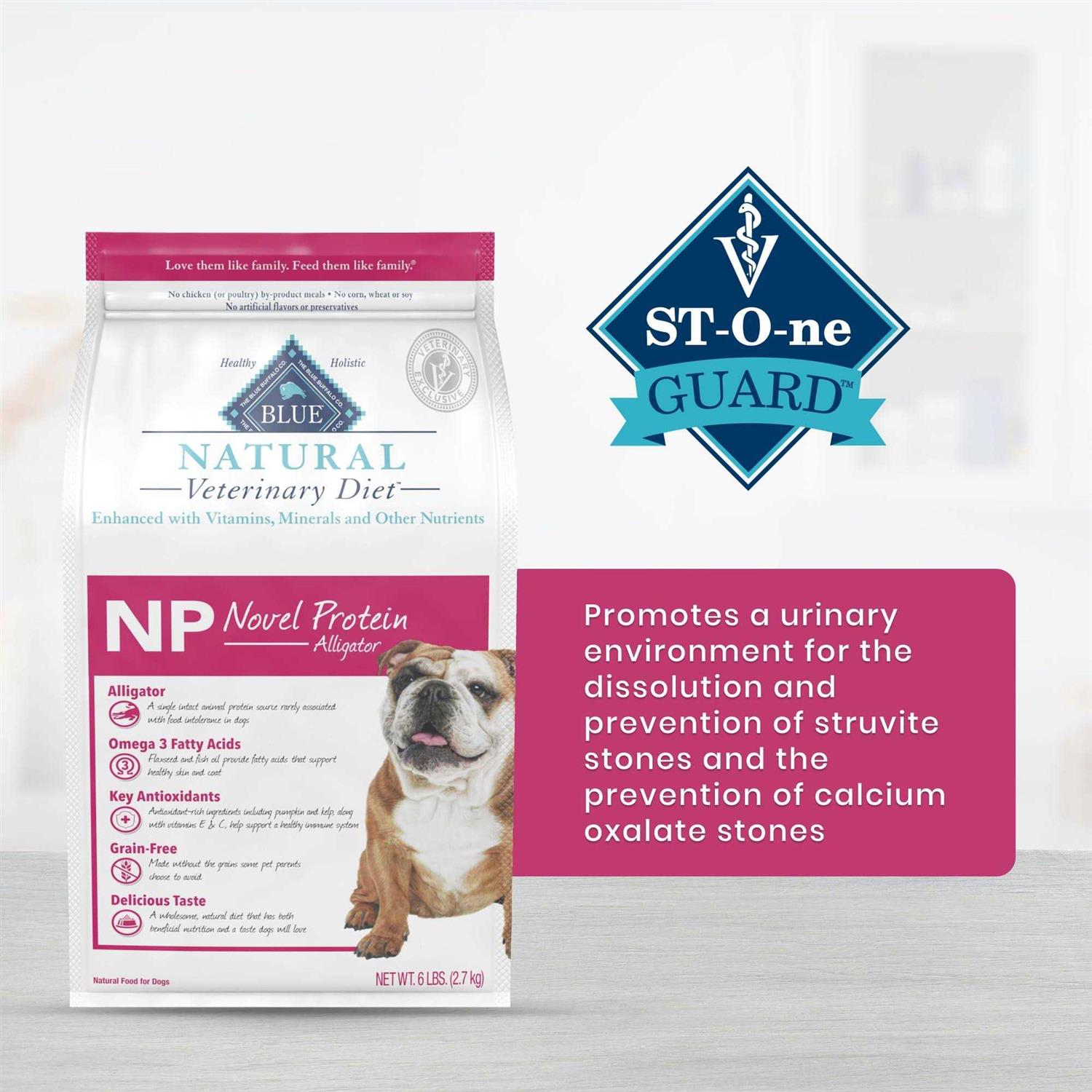 Alternative view of Blue Buffalo Natural Veterinary Diet NP Novel Protein-Alligator Dry Dog Food