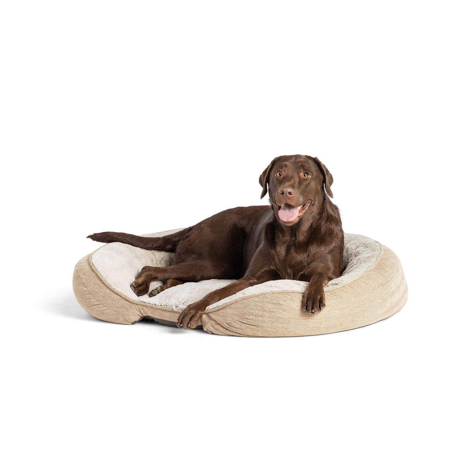 Alternative view of Top Paw Orthopedic Premium Support Oval Lounger Dog Bed