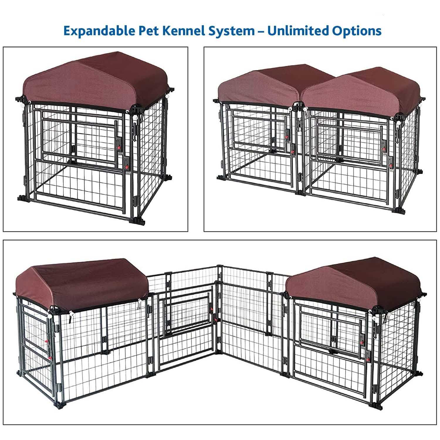 Alternative view of TRIXIE Deluxe Outdoor Dog Kennel with Cover