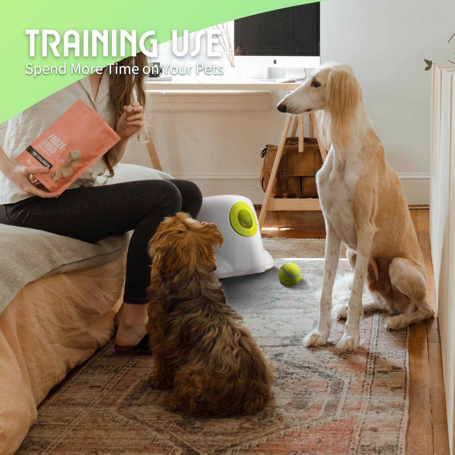 Alternative view of ALL for PAWS AFP Automatic Ball Launcher for Dogs,Dog Ball Launcher Automatic,Tennis Ball Machine,Includes 3pcs Tennis Balls for Dogs