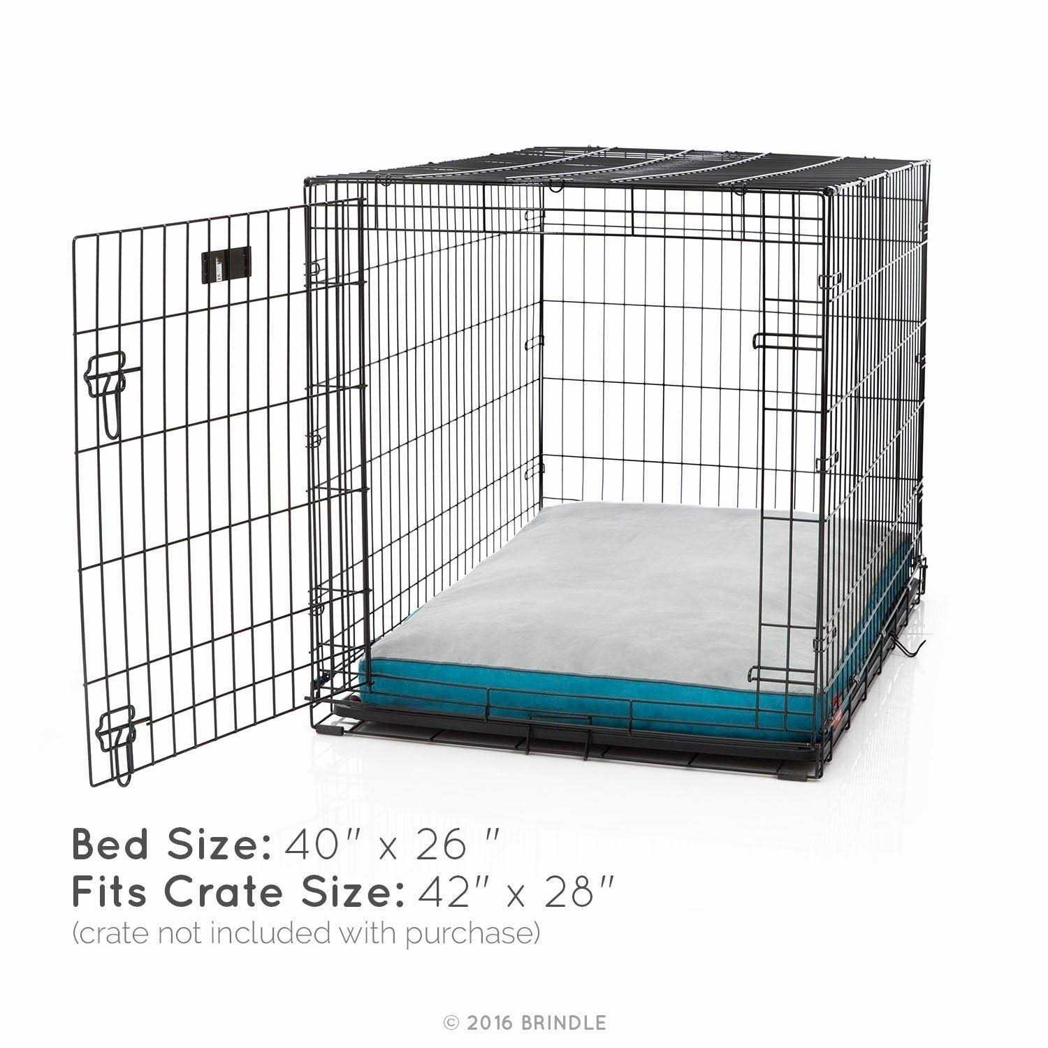 Alternative view of Brindle Soft Memory Foam Dog Bed with Removable Washable Cover