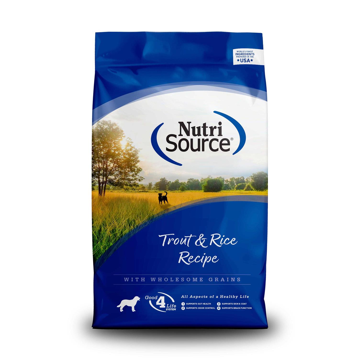NutriSource Trout Rice Dry Dog Food
