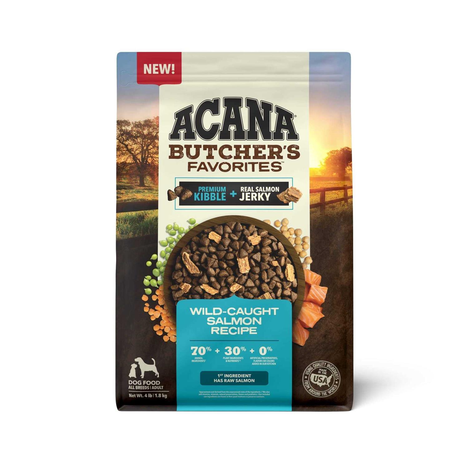 Acana Butcher's Favorites Wild-Caught Salmon Dry Dog Food