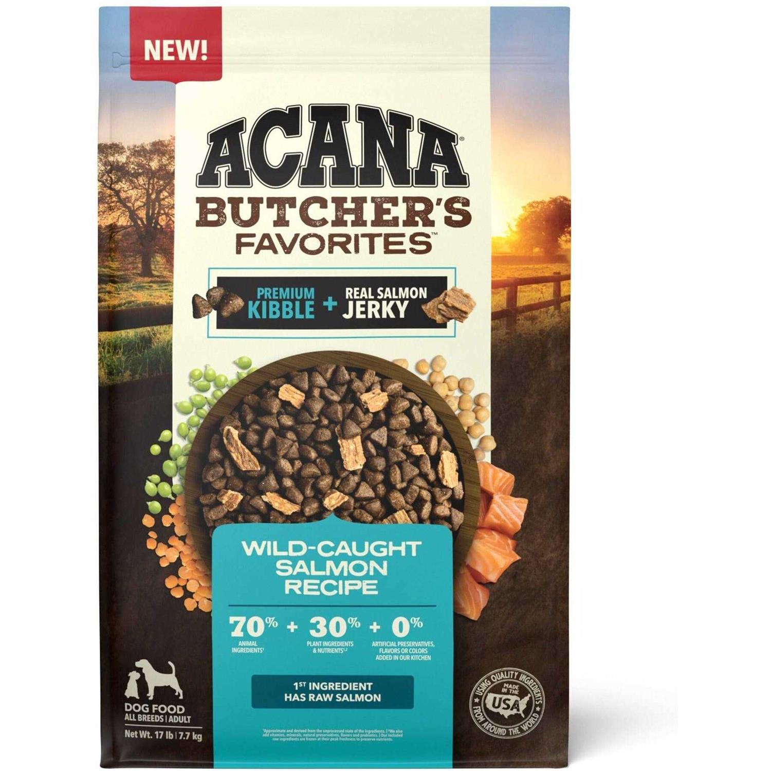 Acana Butcher's Favorites Wild-Caught Salmon Dry Dog Food