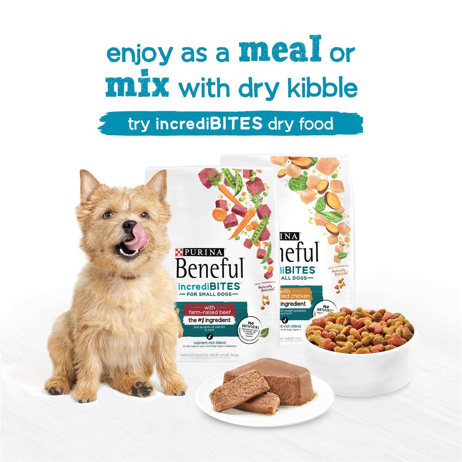 Alternative view of Beneful IncrediBites Pate Small Wet Dog Food