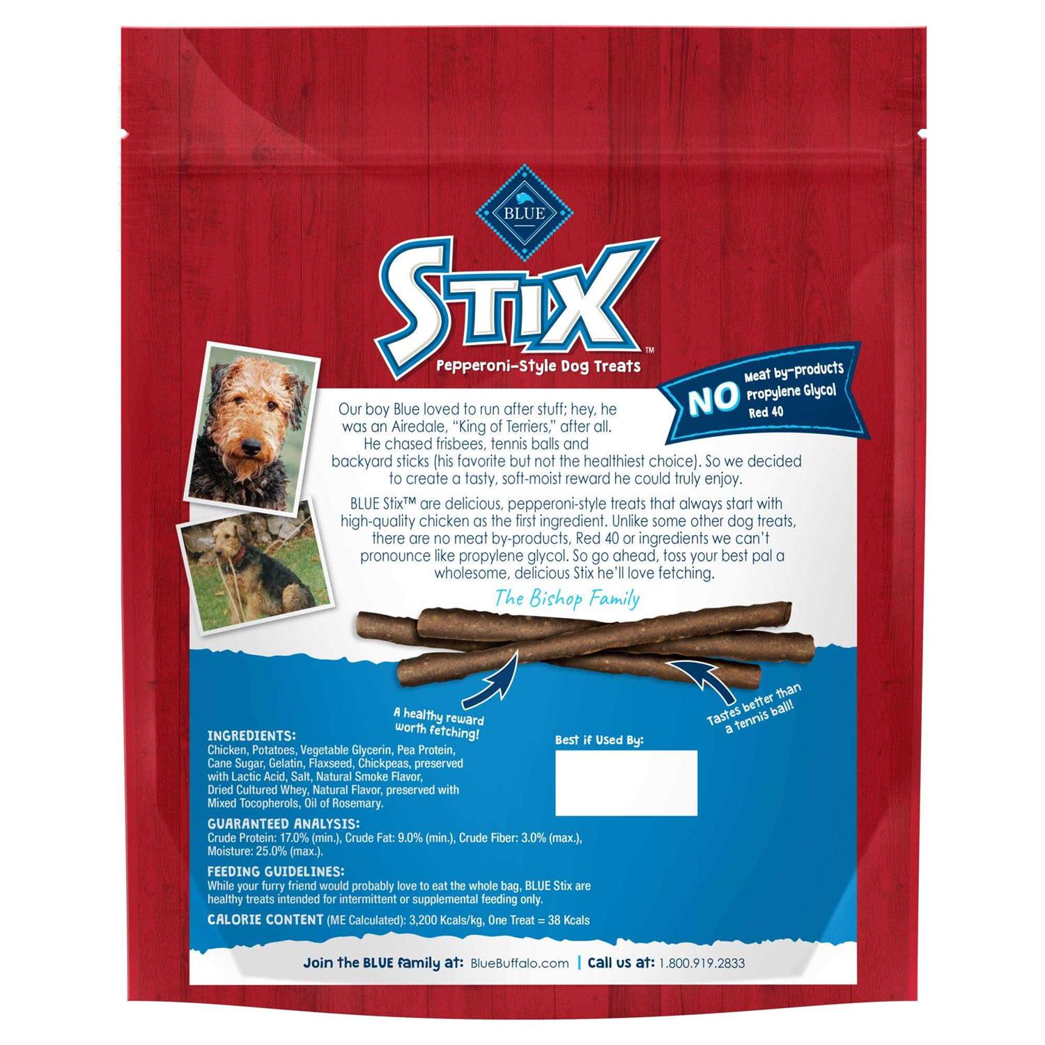 Alternative view of Blue Buffalo Stix Dog Treats