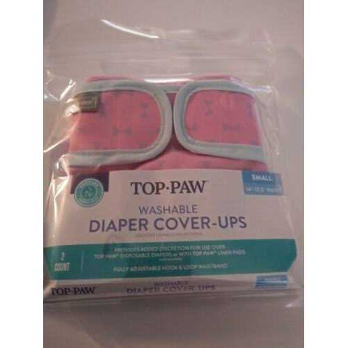 Alternative view of Top Paw Washable Pink Diaper Cover Ups