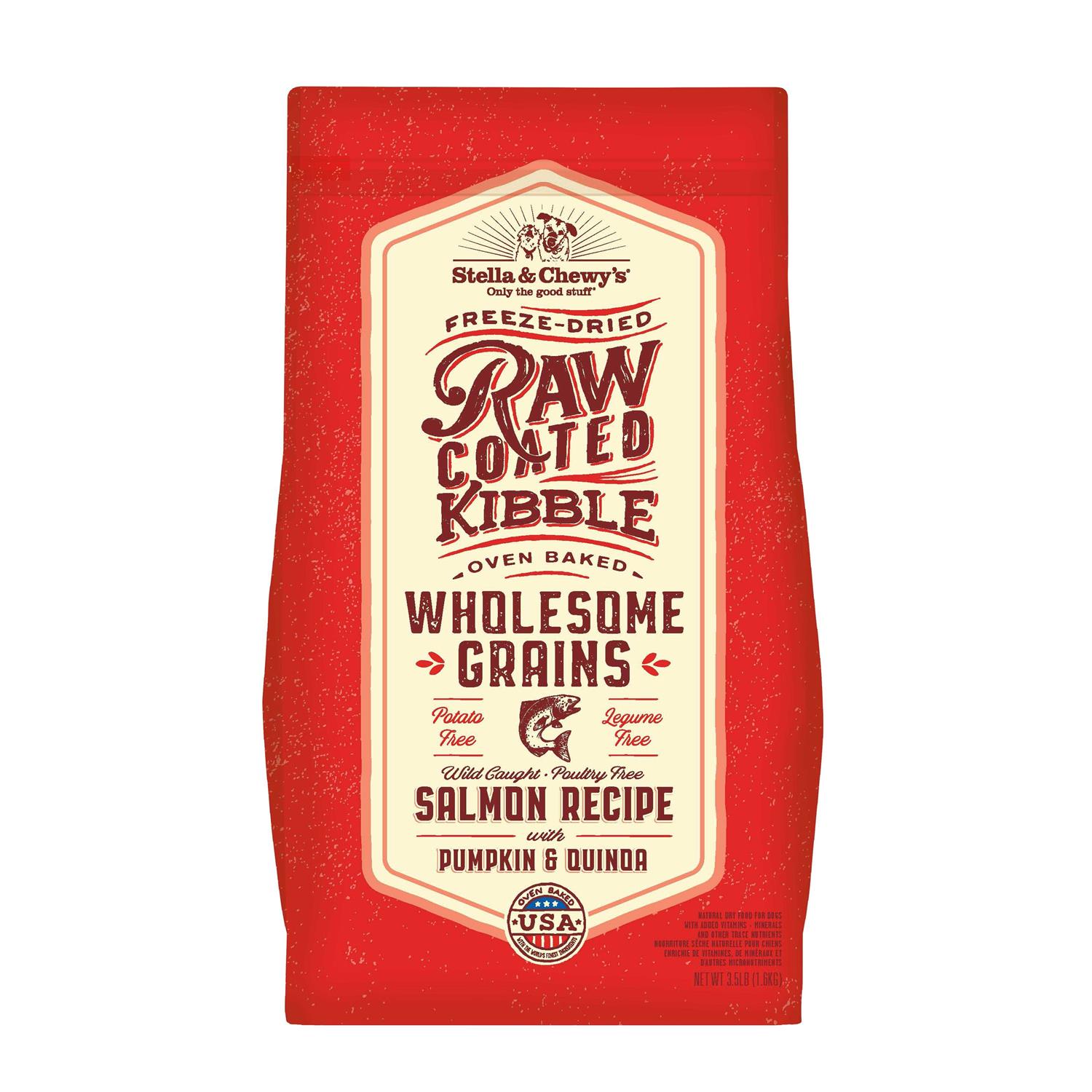 Stella & Chewy's Raw Coated Kibble Recipe with Wholesome Grains Dog