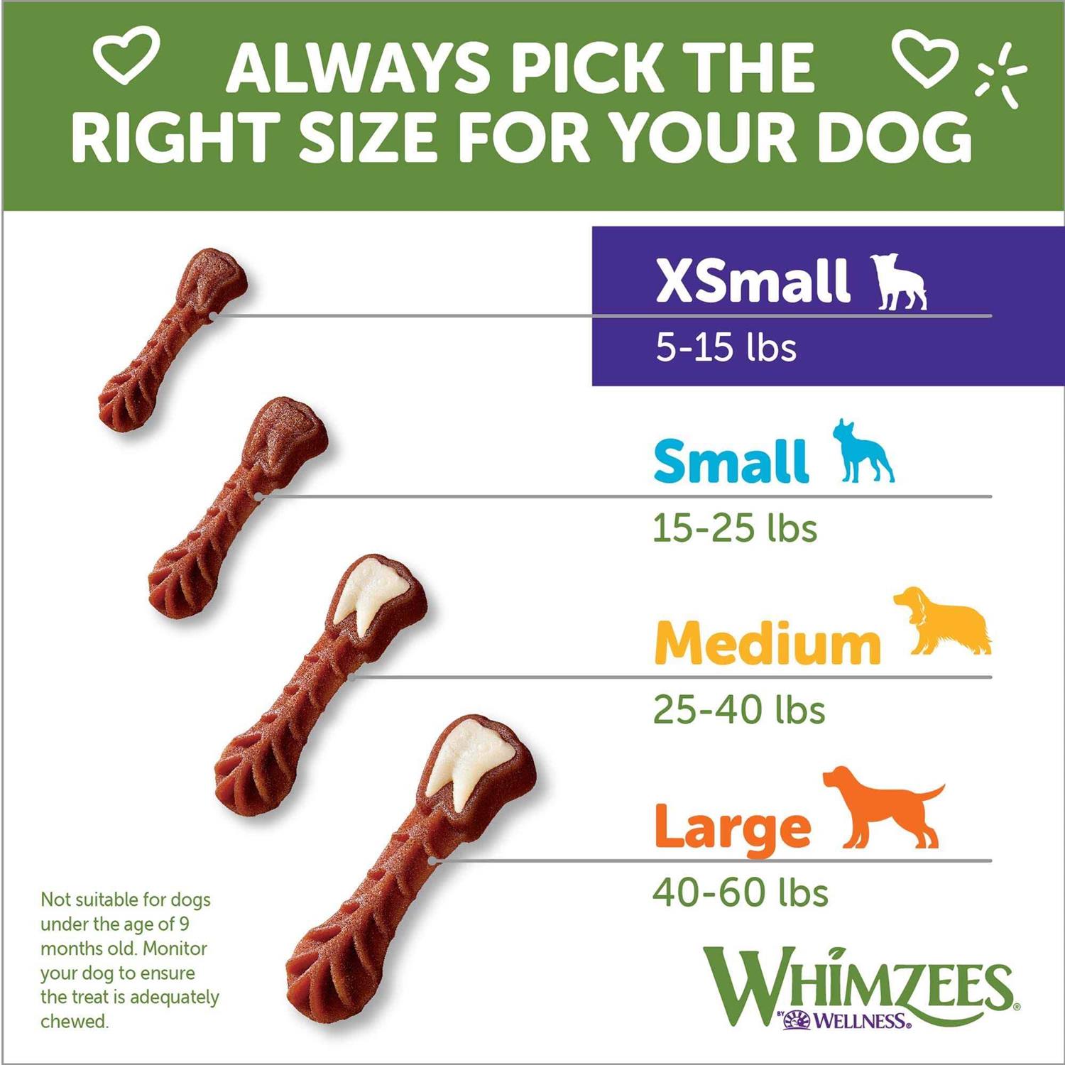 Alternative view of Whimzees Brushzees Dental Treats